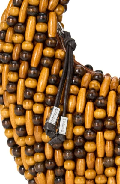 Staud Reef Beaded Top Handle Bag In Multi