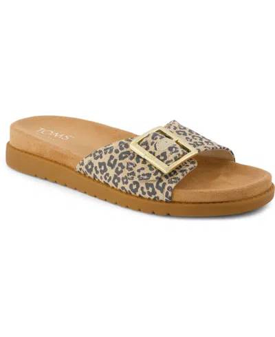 Toms Women's Marin Slide Sandal Leopard Print In Multi