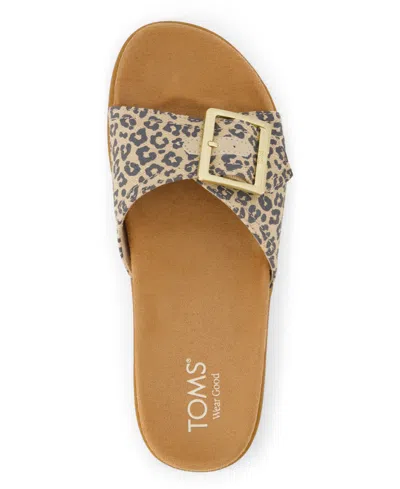 Toms Women's Marin Slide Sandal Leopard Print In Multi