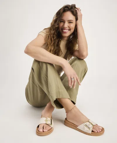 Toms Marin Slide Sandal In Gray