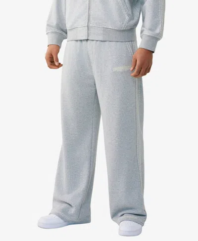 True Religion Super Baggy Drawstring Sweatpants In Gray