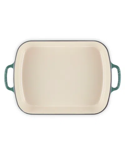 Le Creuset 5.25-quart Enameled Cast Iron Rectangular Roaster In Blue