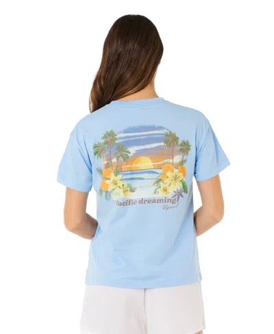 Rip Curl Poolside Relaxed Graphic T-shirt In Blue