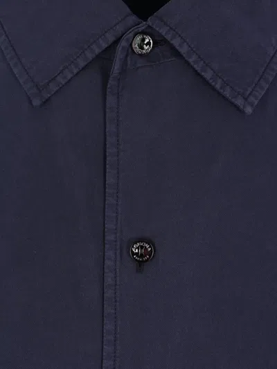 Agnona Buttoned Shirt In Blue
