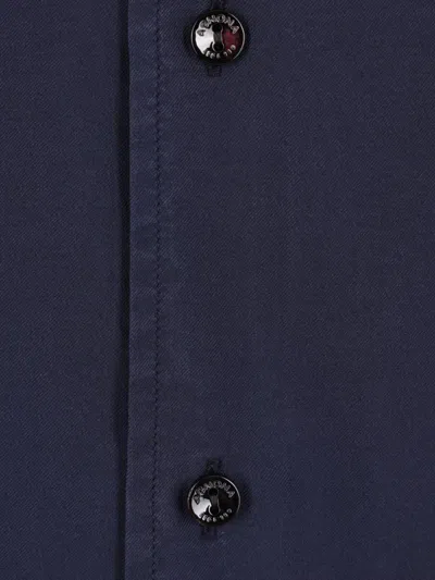 Agnona Buttoned Shirt In Blue