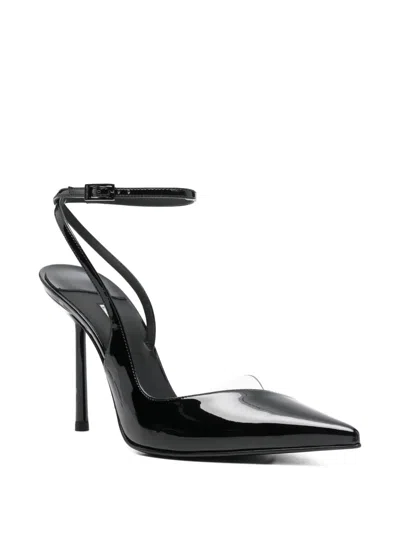 Le Silla Ankle-strap Pointed-toe Pumps In Black