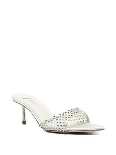 Le Silla Embellished-strap Sandals In White