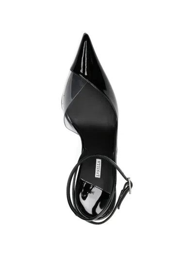 Le Silla Ankle-strap Pointed-toe Pumps In Black