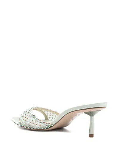Le Silla Embellished-strap Sandals In White