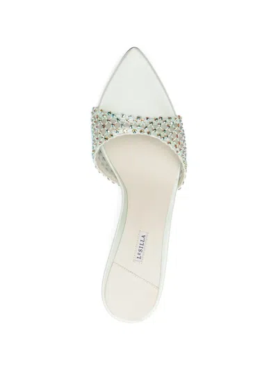 Le Silla Embellished-strap Sandals In White
