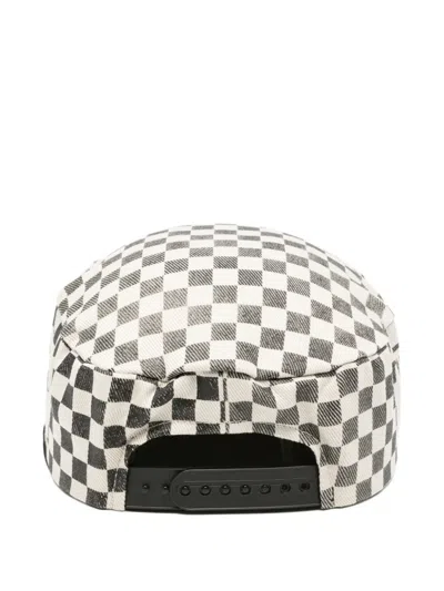 Miharayasuhiro Checkerboard Caps In Neutral