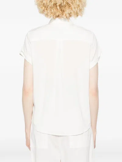 Samsoe & Samsoe Majan Ss Buttoned Shirt In White