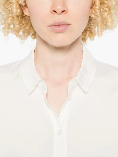 Samsoe & Samsoe Majan Ss Buttoned Shirt In White