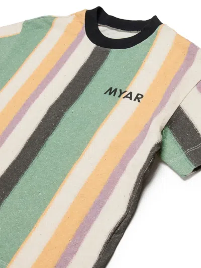 Myar Crew-neck Striped T-shirt In Multi