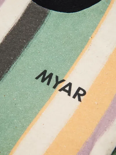 Myar Crew-neck Striped T-shirt In Multi
