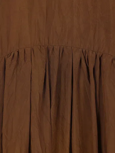 Uma Wang Button Front Coat In Brown