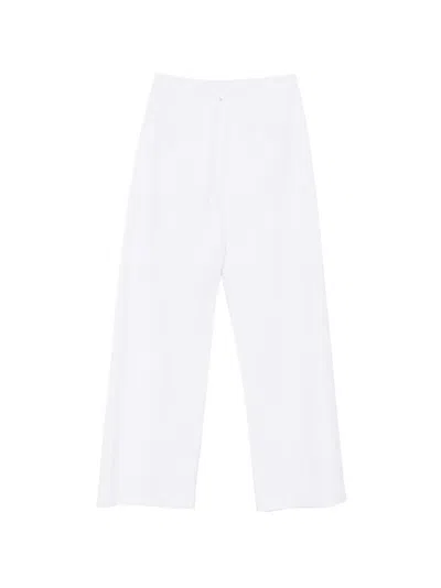 Lorena Antoniazzi Drawstring Trousers In White