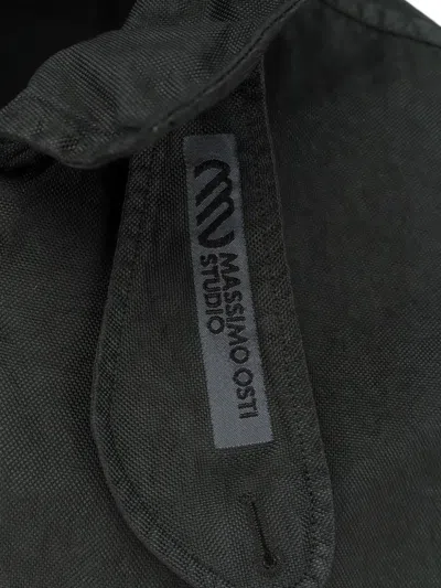 Massimo Osti Studio Giubbino In Nylon 3d In Black