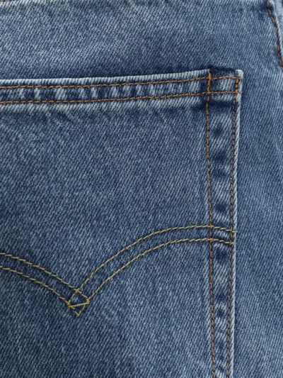 Levi's Logo-tagged Buttoned Jeans In Blue