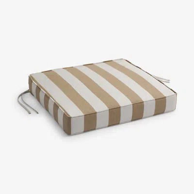 The Company Store Replacement Boxed Edge Chair Cushion In Sand