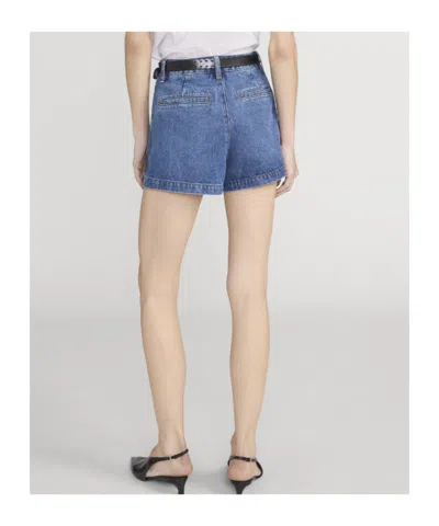 Frame Button-embellished Patch-pocket Shorts In Multi