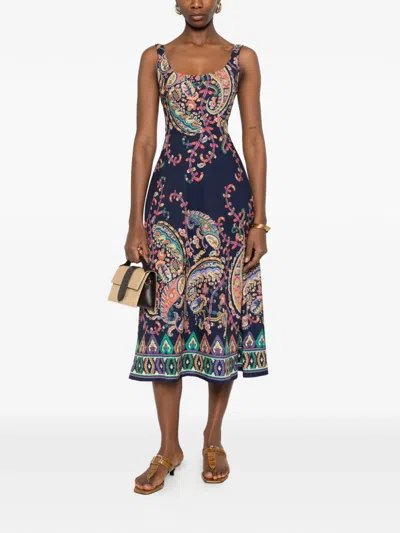 Etro Polyester Elastane Dress In Multi