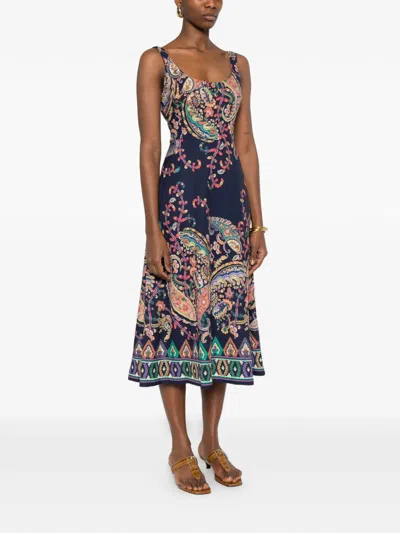 Etro Polyester Elastane Dress In Multi