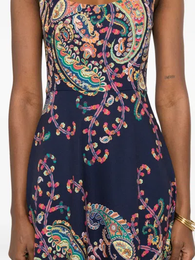 Etro Polyester Elastane Dress In Multi