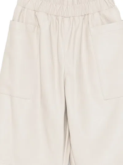 Douuod Patch-pocket Trousers In Neutral