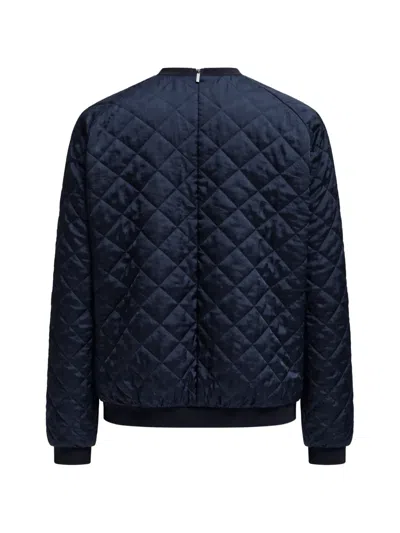 Tibi Quilting Sweatshirt In Blue