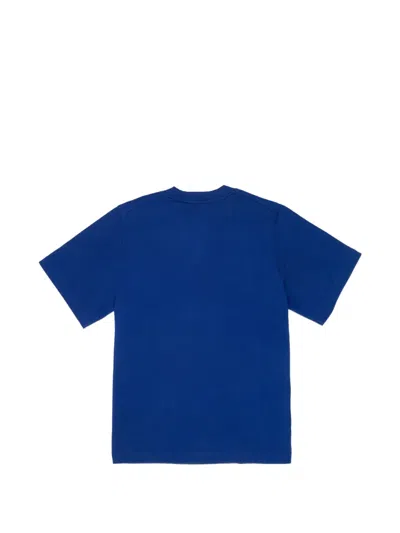 Dsquared2 Maple-leaf Crew-neck T-shirt In Blue