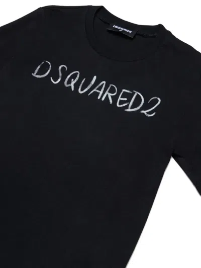 Dsquared2 Logo T-shirt In Blue