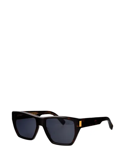 Dunhill Rectangle Sunglasses In Brown