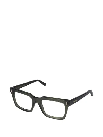 Ferragamo Square Frame Glasses In White