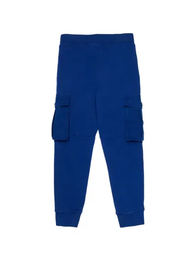 Dsquared2 Maple-leaf Cargo Trousers In Blue