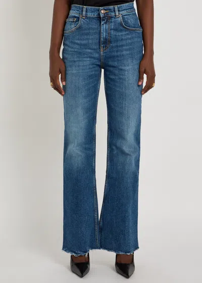 Tory Burch Bootcut Jeans In Blue