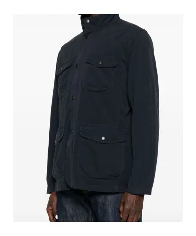 Barbour Ogston Multi-pocket Jacket In Black