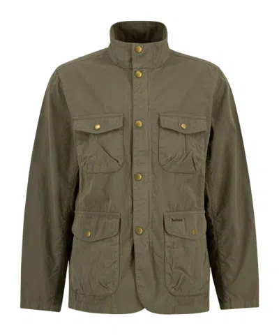 Barbour Multi-pocket Gilet Jacket In Green