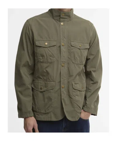 Barbour Multi-pocket Gilet Jacket In Green