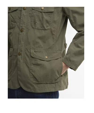 Barbour Multi-pocket Gilet Jacket In Green