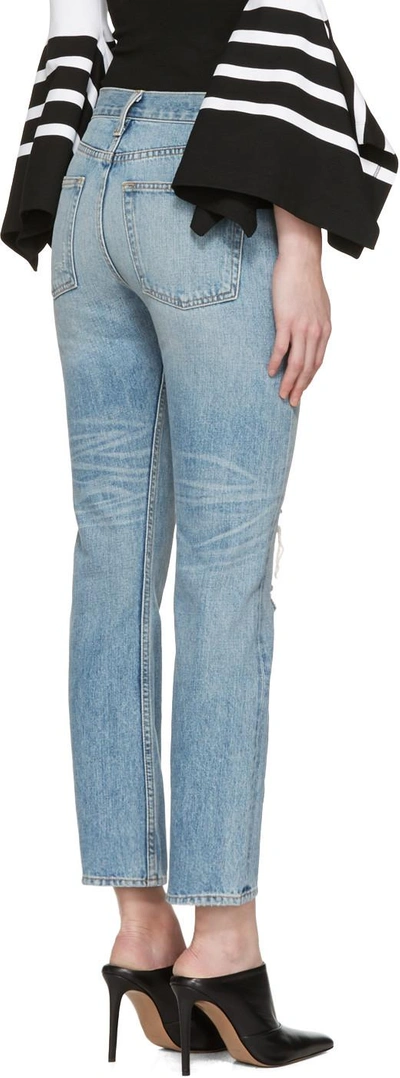 Shop Brock Collection Blue Distressed Wright Jeans