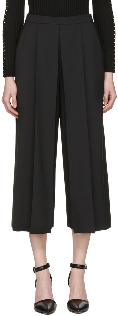 Shop Alexander Wang Black Cropped Tailored Trousers