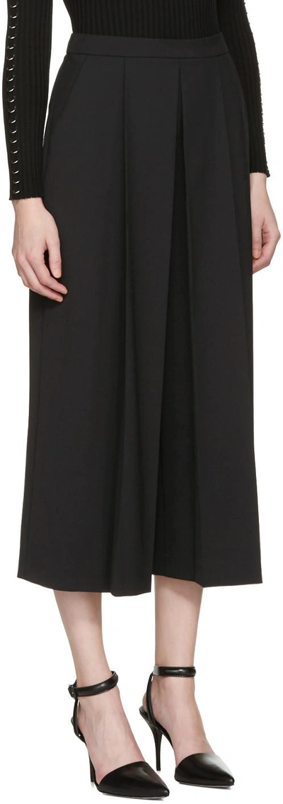 Shop Alexander Wang Black Cropped Tailored Trousers