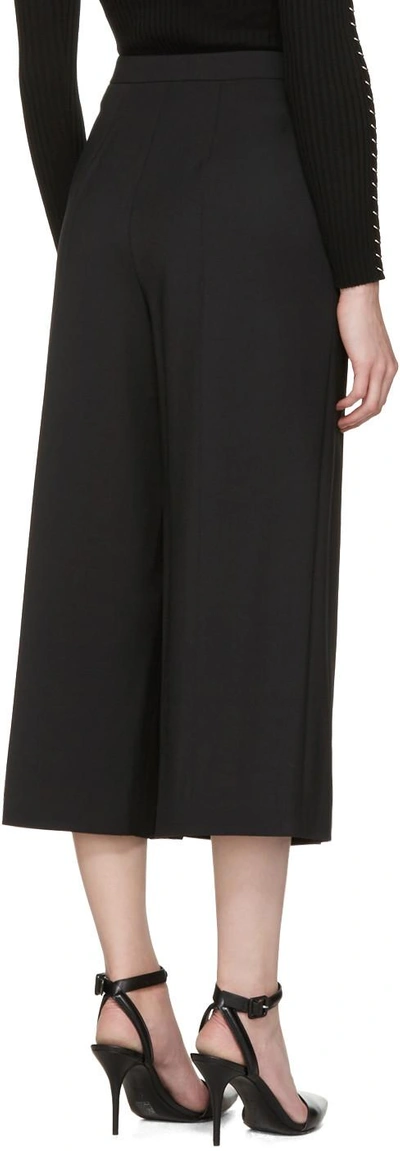Shop Alexander Wang Black Cropped Tailored Trousers