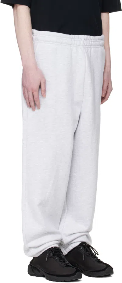 Entire Studios Gray Standard Sweatpants In White