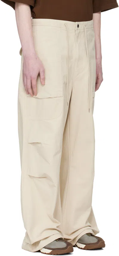 Entire Studios Off-white Barren Cargo Pants In Neutral