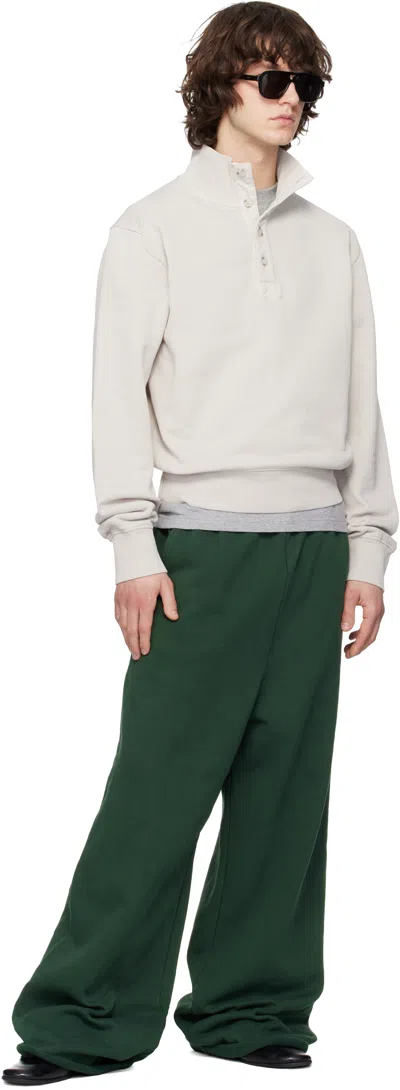Entire Studios Off-white Port Pullover Sweatshirt In White