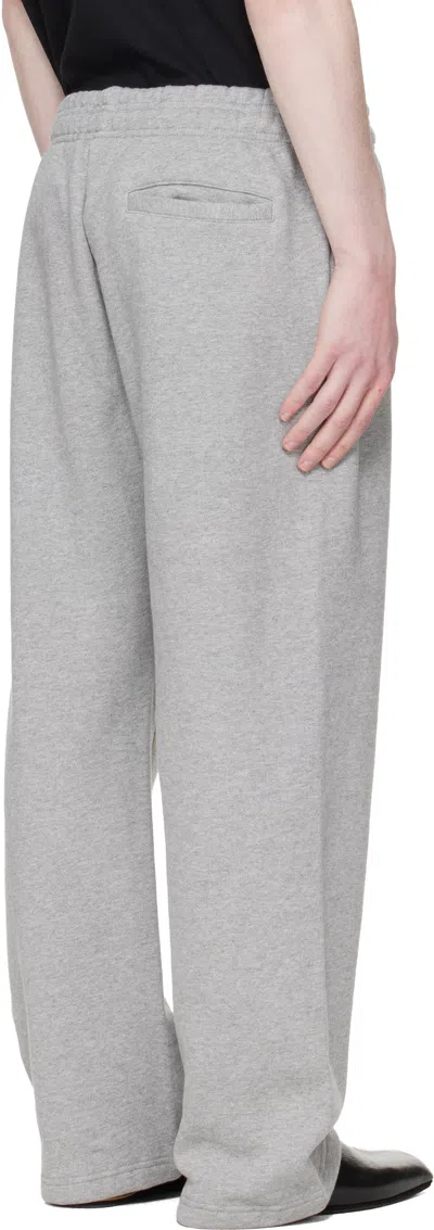 Entire Studios Unisex Waist Pockets Pants With Warm Interior And Drawstring Waistband In Gray