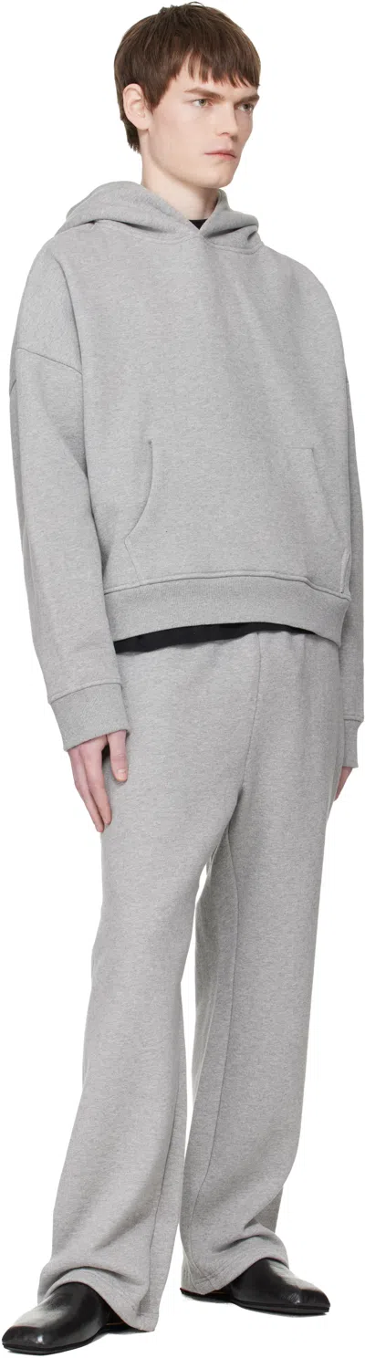 Entire Studios Unisex Waist Pockets Pants With Warm Interior And Drawstring Waistband In Gray