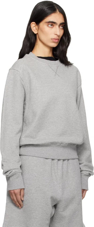 Entire Studios Gray Pod Crew Sweatshirt In Gray
